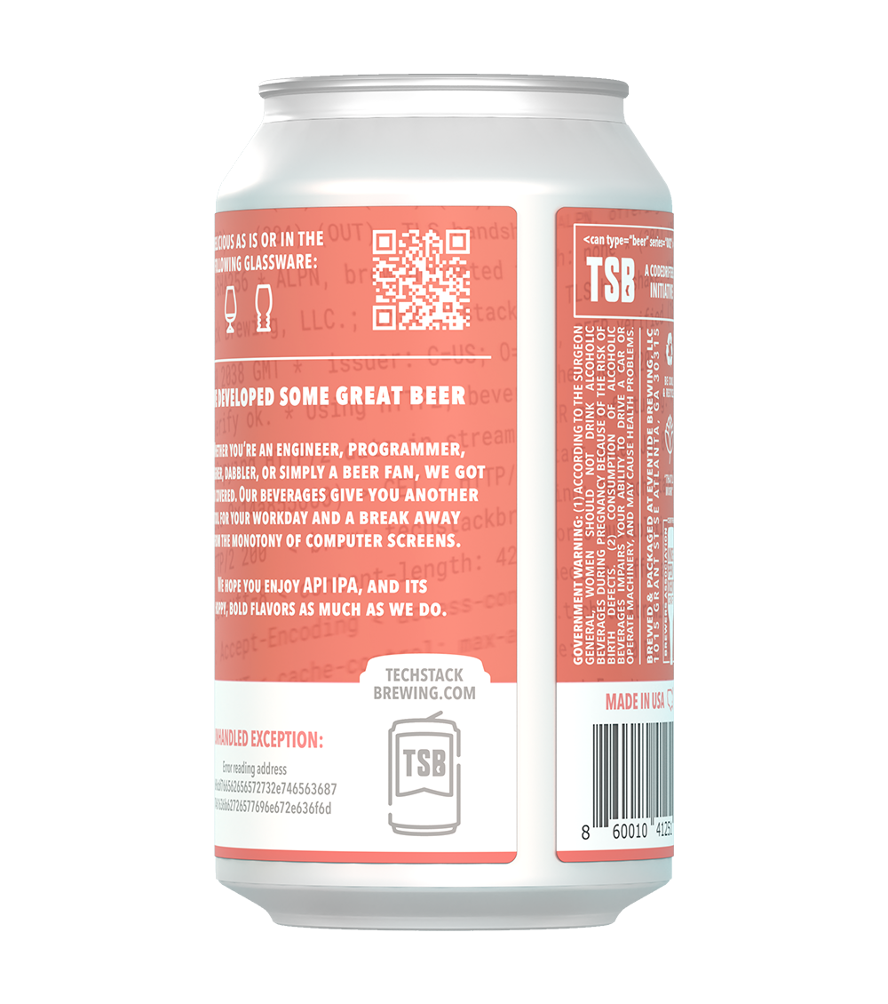API IPA Tech Stack Brewing